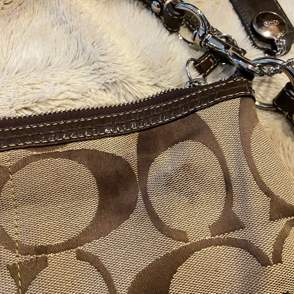 Coach Brown Messenger Bag Purse - Picture 6 of 6